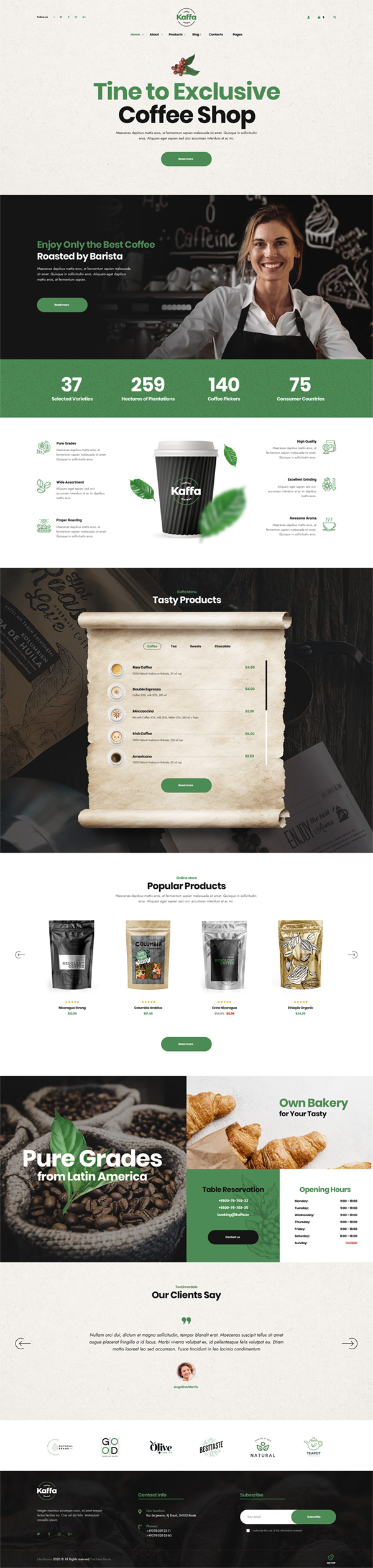 E-commerce product page featuring popular grocery items with a vintage parchment style menu.